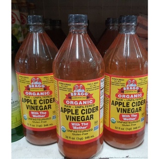 Bragg apple vinegar 蘋果醋 946ml cuka apel 100% ory botol besar