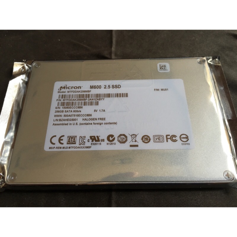 正美光Micron M600 SSD 2.5" SATAIII 256GB