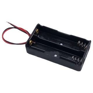 18650電池盒2顆帶線並聯3.7V 2節雙双節 18650充電鋰電池 取代4.5V乾電池電子產品玩具