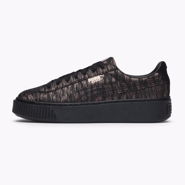 【小八】Puma Basket Platform W Black VR 黑迷彩 364092-02