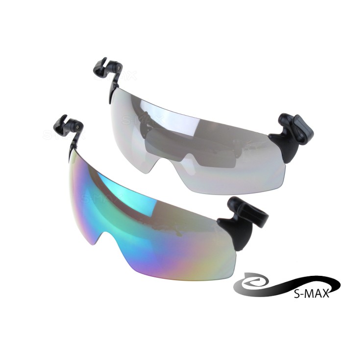 ★通用夾帽式【S-MAX專業代理品牌】專業頂級PC級電鍍鏡片 可上掀設計 抗UV400 單車運動 開車 釣魚用太陽眼鏡