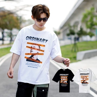 台灣出貨 男裝【NB1226J】ORDINARY相版人像短TEE