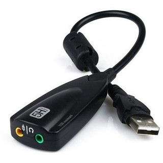 外接式 USB音效卡 虛擬7.1聲道 5HV2 桌上型電腦 筆電 Mac USB2.0音效卡 蘋果電腦 免驅動 即插即用