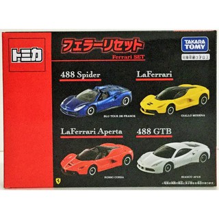 現貨 正版TAKARA TOMY TOMICA 多美小汽車 法拉利車組