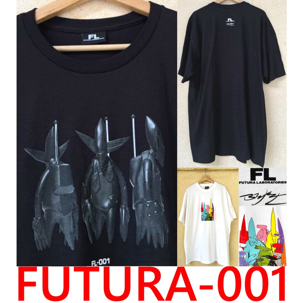 BLACK全新FUTURA經典POINTMAN JONNY碳纖維塗裝FL2000 LAB公仔短T