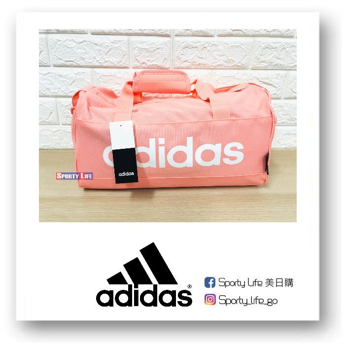 【SL美日購】Adidas LINEAR CORE DUFFEL BAG粉行李袋 愛迪達 手提包 旅行袋 FS6499