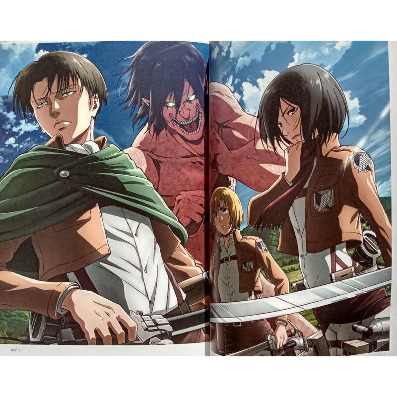 現貨 進撃の巨人anime Illustrations 諫山創進擊的巨人動畫版畫集畫冊 蝦皮購物