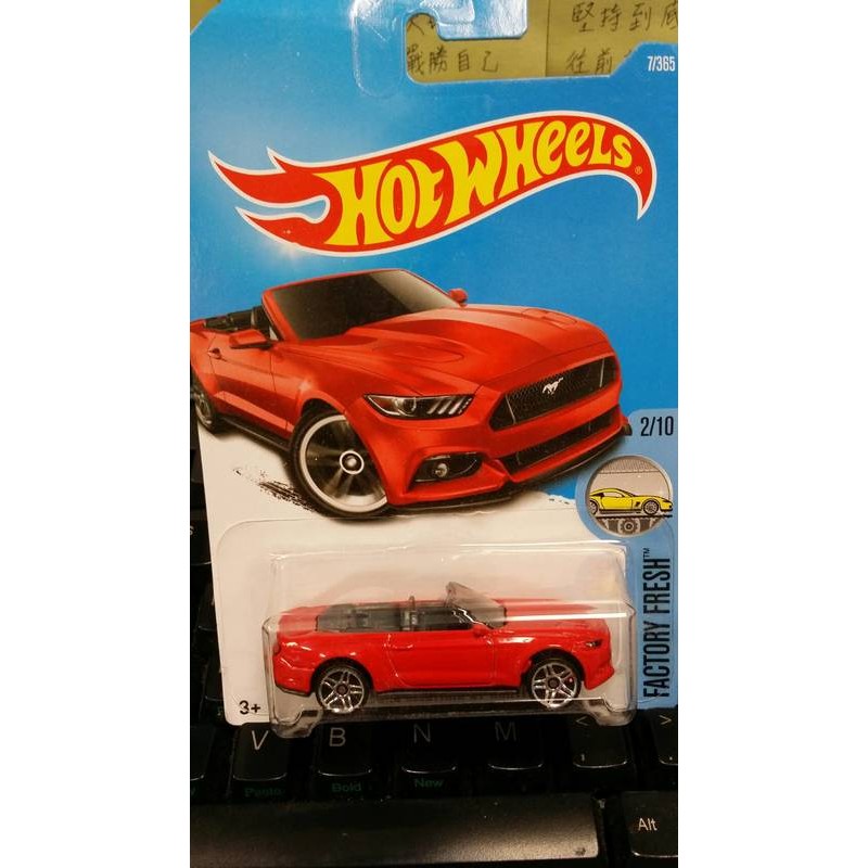 現貨 風火輪 Hot Wheels No7 Ford Mustang GT CONVERTIBLE 敞篷 玩具 模型車