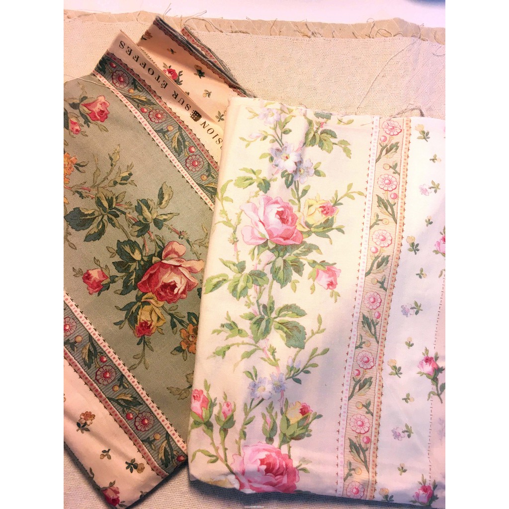日本有輪商店yuwa花柄棉布邊條布古典玫瑰 蝦皮購物