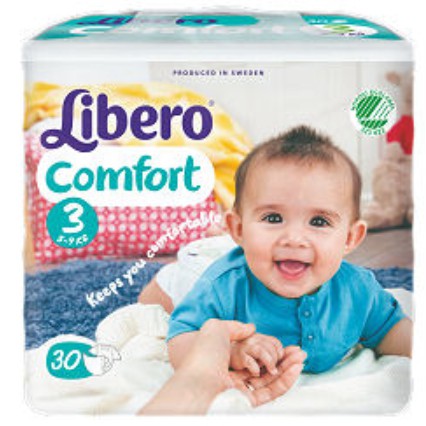 麗貝樂 嬰兒 紙尿褲 Comfort 2號 S (36片/包)