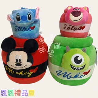 正版授權Disney 迪士尼 蜜蜂罐造型置物桶 收納筒 桌上收納 米奇/熊抱哥/史迪奇/大眼仔 大眼怪 置物筒