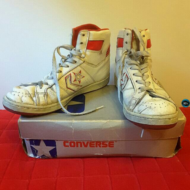 Vintage 90s Converse All Star 籃球鞋 9.5 附鞋盒 美國製 Axl Rose Guns and Roses