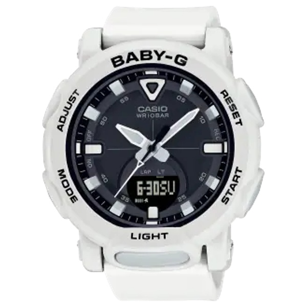 CASIO卡西歐Baby-G BGA-310-7A2 戶外露營雙顯腕錶/白41.8mm