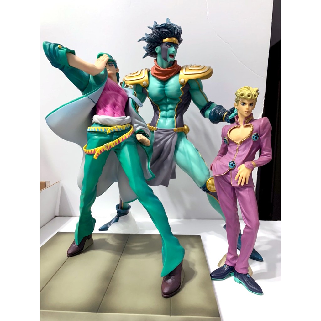 日版jojo冒險野狼一番賞最後賞空條承太郎白金之星和售送一隻喬魯諾景品 蝦皮購物