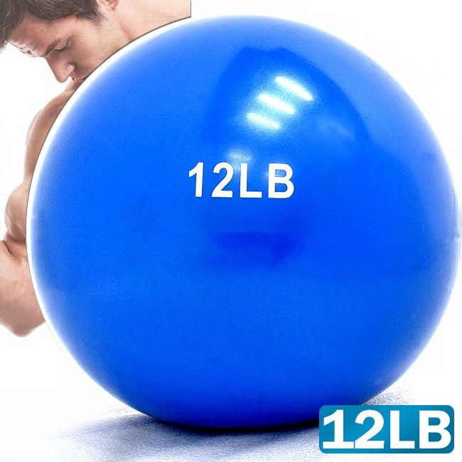 【台灣出貨】12磅軟式沙球C109-5140I(重力球重量藥球.瑜珈球韻律球抗力球.健身球訓練球復健球啞鈴加重球