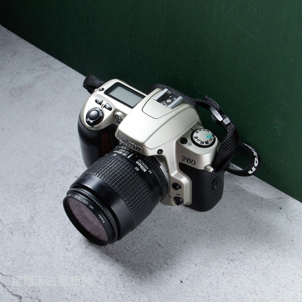 【星期天古董相機】Nikon F60 + 原廠 NIKKOR AF35-80mm SLR 單眼 底片 自動對焦 相機