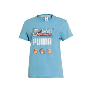 puma x tyakasha 食尚聯名tee/水藍XS