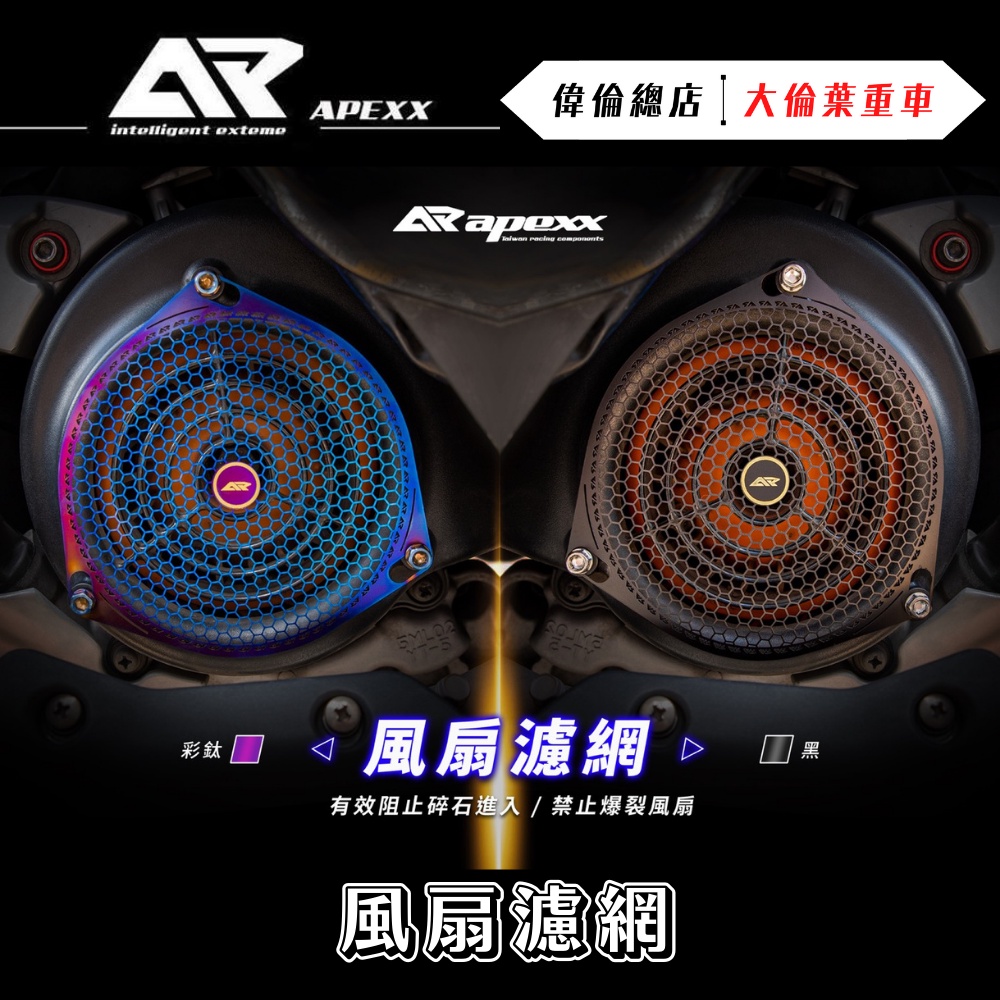 【偉倫精品零件】APEXX KRV KYMCO 多車款適用 風扇 濾網 護網 風扇濾網 風扇護網 sym yamaha