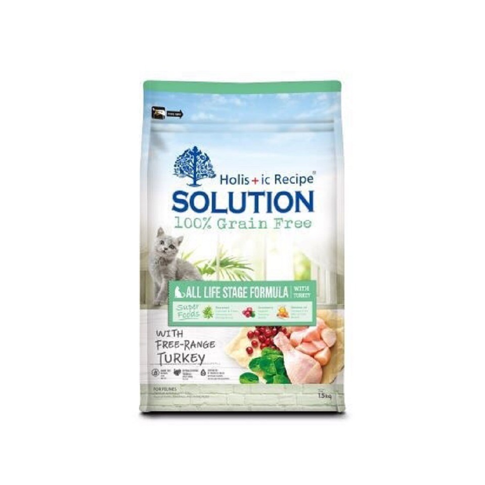 耐吉斯 Solution 超級無穀系列 貓飼料 全齡貓火雞肉 化毛