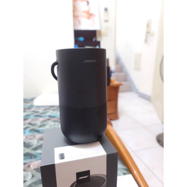 台灣公司貨 黑色BOSE Portable Home Speaker（二手7成全新）
