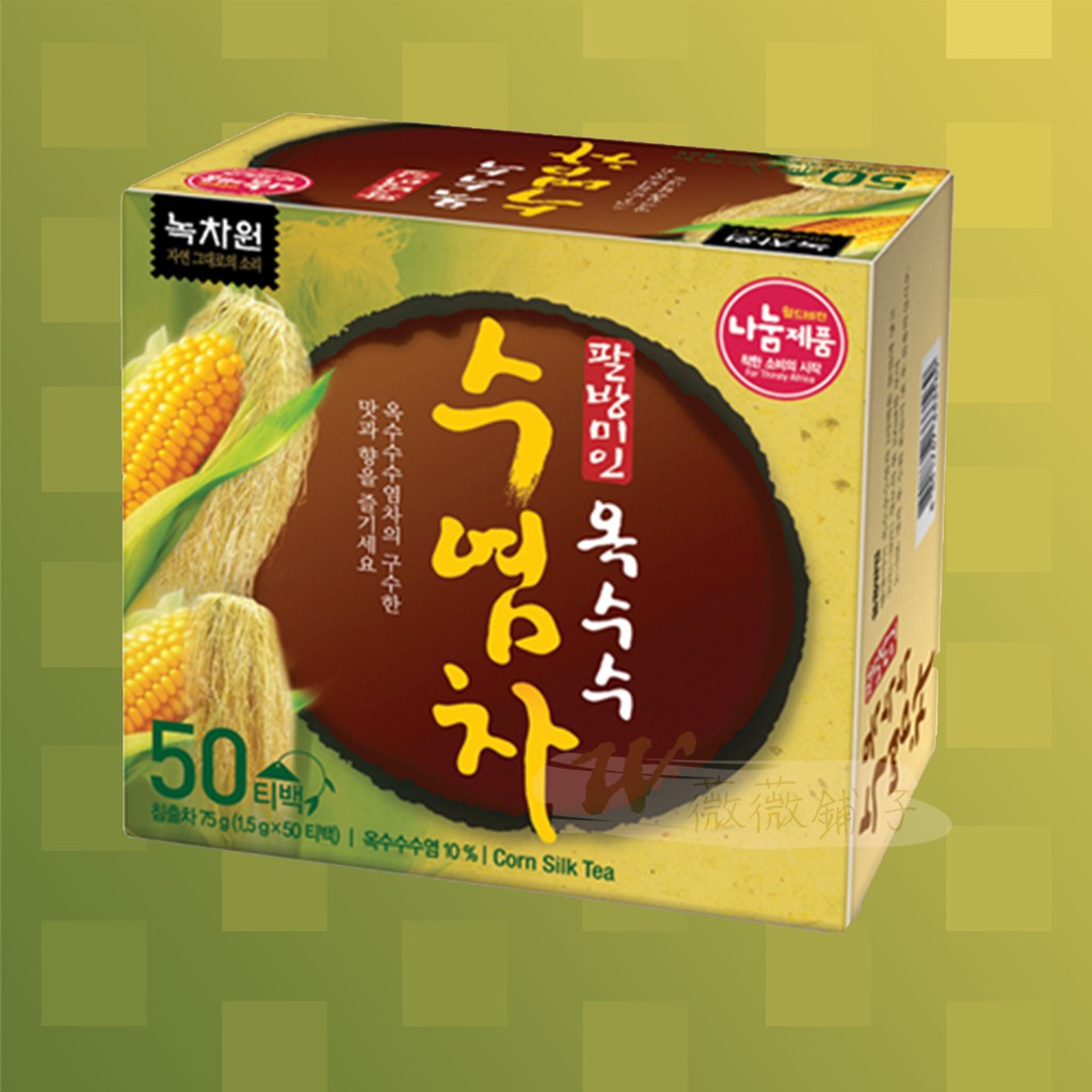 【薇薇舖子】Nokchawon韓國玉米鬚茶包50入/100入