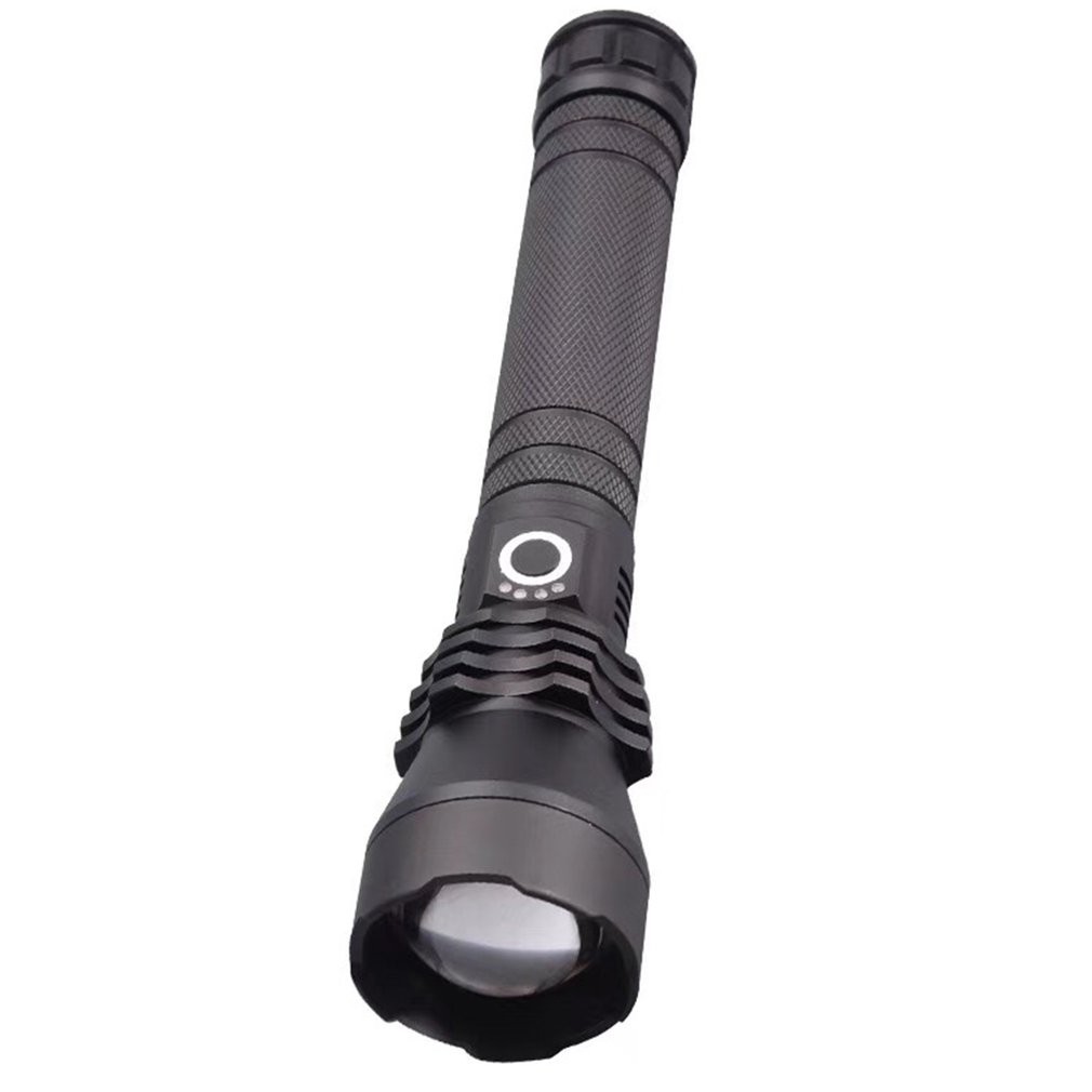 大功率手電筒 LED 鋁製手電筒 防水 超遠射程 可充電戶外手電筒 P70 Usb