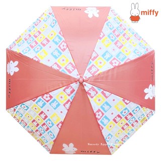 miffy 【TW SAS日本限定】米菲兔 格子 大臉版 雨傘 / 直立雨傘