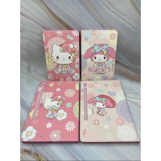 正版授權 適用 Samsung Tab S6 Lite T860 P610 和服 HelloKitty 美樂蒂 側掀皮套