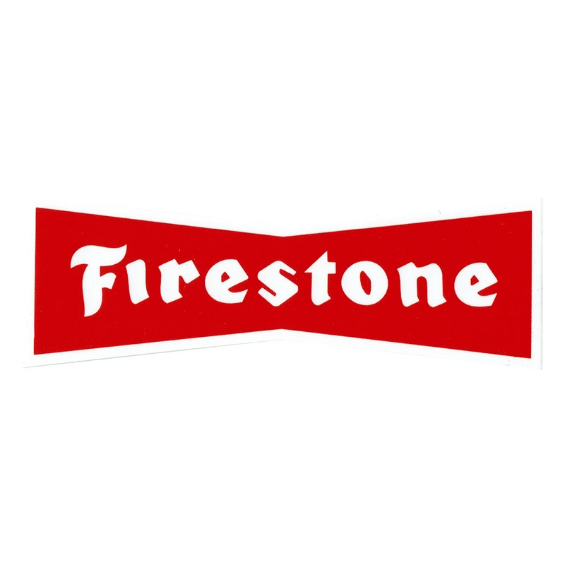 ST001 FIRESTONE 火石輪胎 STICKERS 防水 貼紙 車貼 安全帽貼 (1入) 化學原宿