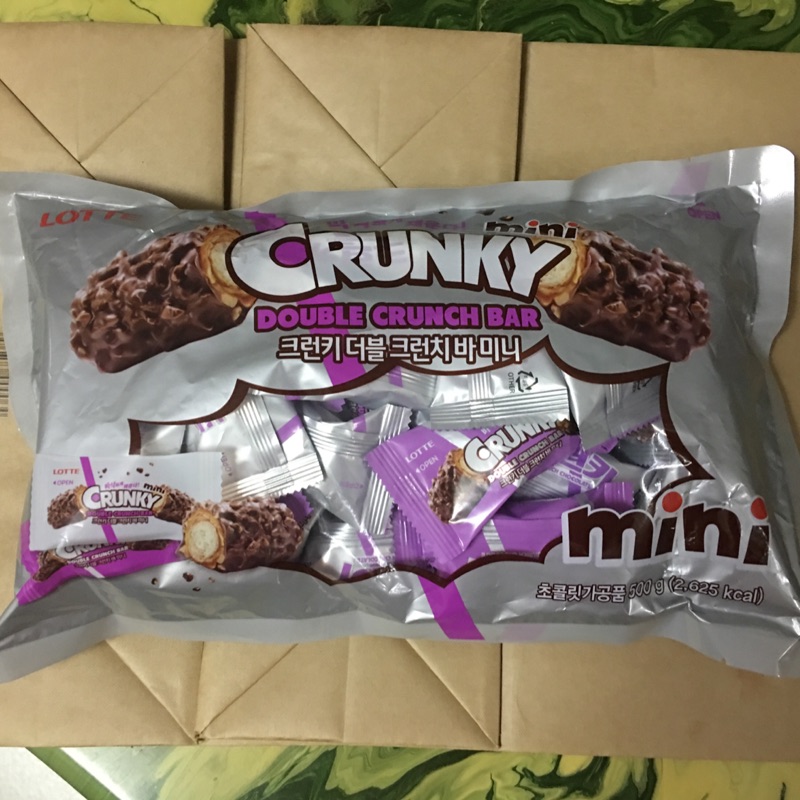韓國Lotte Crunky巧克力夾心捲（超大包）