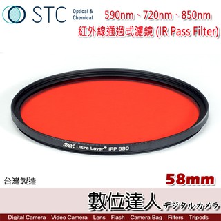 STC 58mm 77mm 82mm 紅外線通過式濾鏡(IR Pass Filter)590nm 720nm 850nm