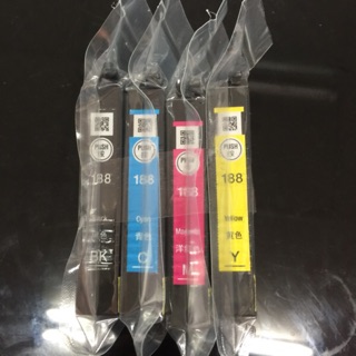 EPSON 188 T188原廠墨水匣(四色) 適用WF-7111 7211WF-7611 WF-7621 WF3621