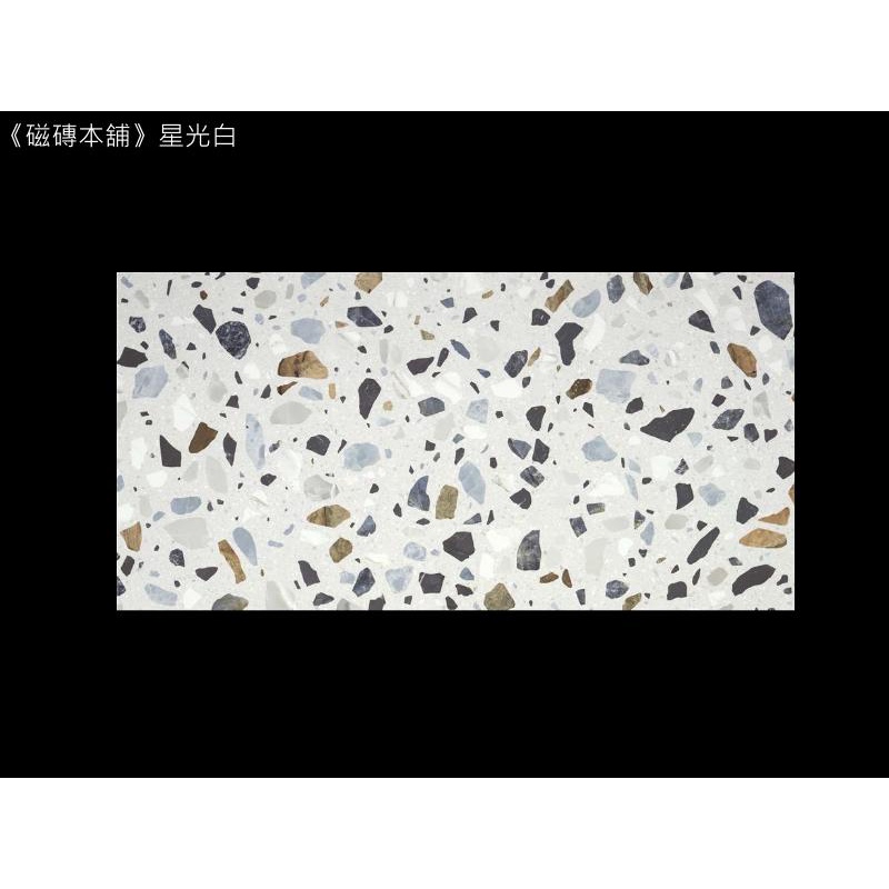 《磁磚本舖》新品 星光白 水磨石 霧面石英磚 60x120cm 西班牙進口 客廳 浴室地壁磚 營業場所 電視牆 地壁可用