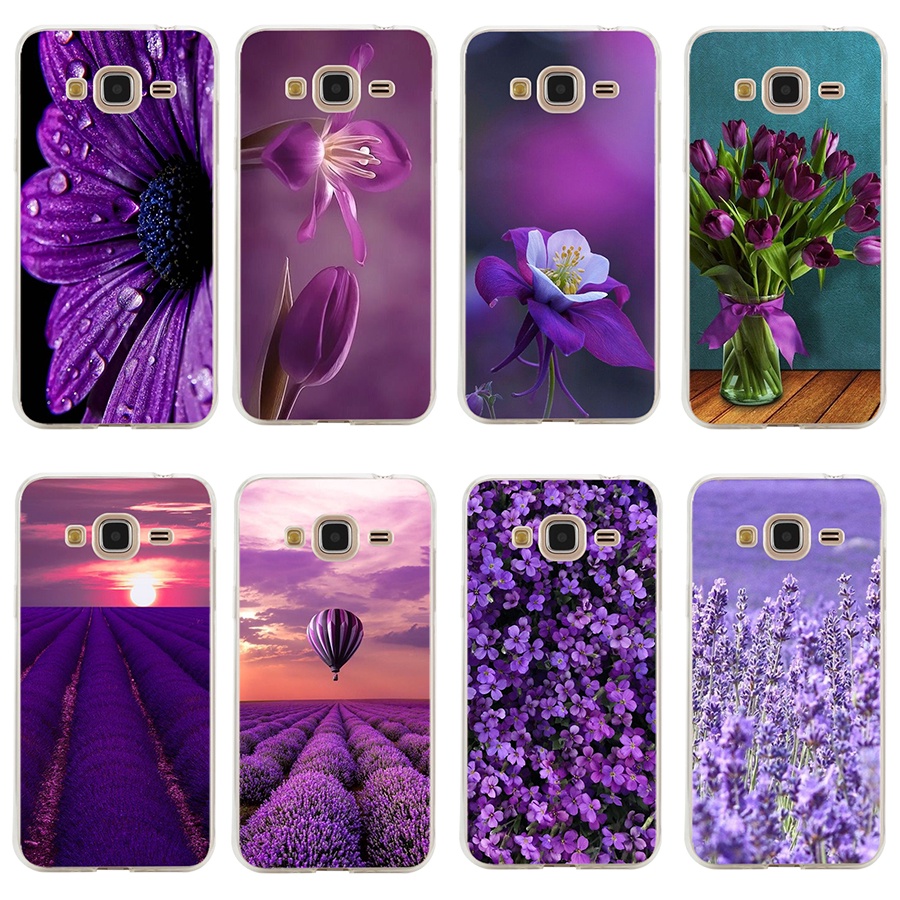 Galaxy Grand Prime 紫色花朵,Galaxy j3 2016 ,Galaxy J2 Prime ,Gal