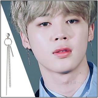 ❌免運❌ 樸智旻同款 正韓耳環 ASMAMA 防彈少年團 BTS Jimin 智旻 同款直桿長鏈耳環 韓國耳環 耳夾耳環