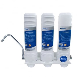 普德Buder廚上型三道式淨水器FHE1301【DIY商品，無安裝 贈送 高階泡茶壺一組