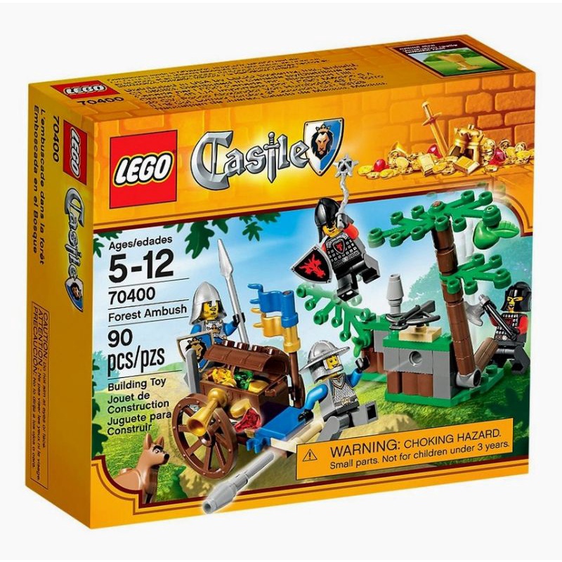 [台中可自取] 樂高 LEGO 70400 森林伏擊戰  Castle 城堡 王國 中世紀 士兵 矛 盾牌 斧頭 流星錘