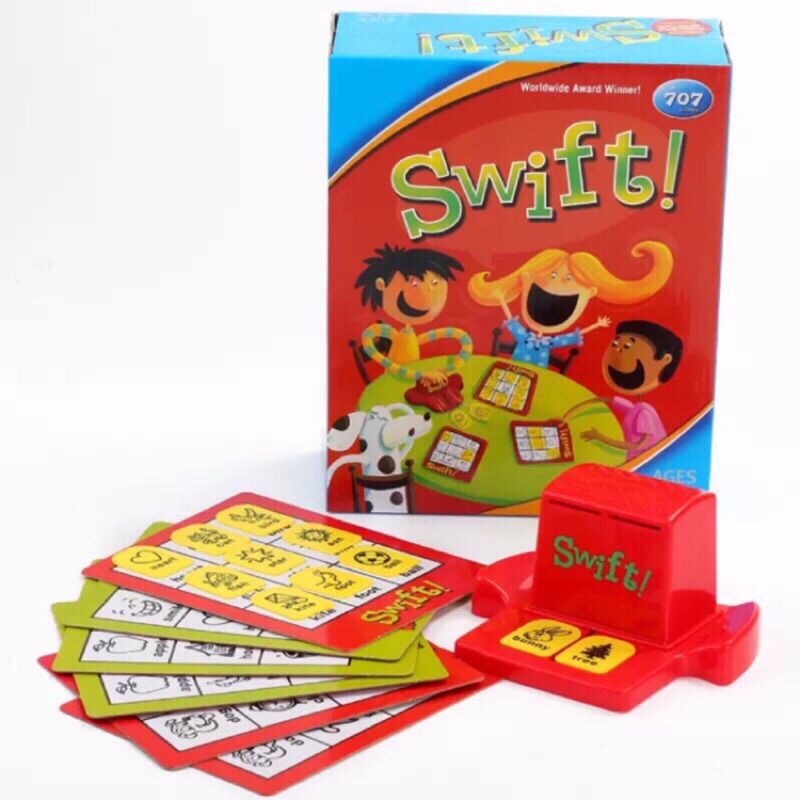swift 賓果 眼明手快 多人桌遊 英文學習 單字 認知 趣味 Swift 多人遊戲 新亮點