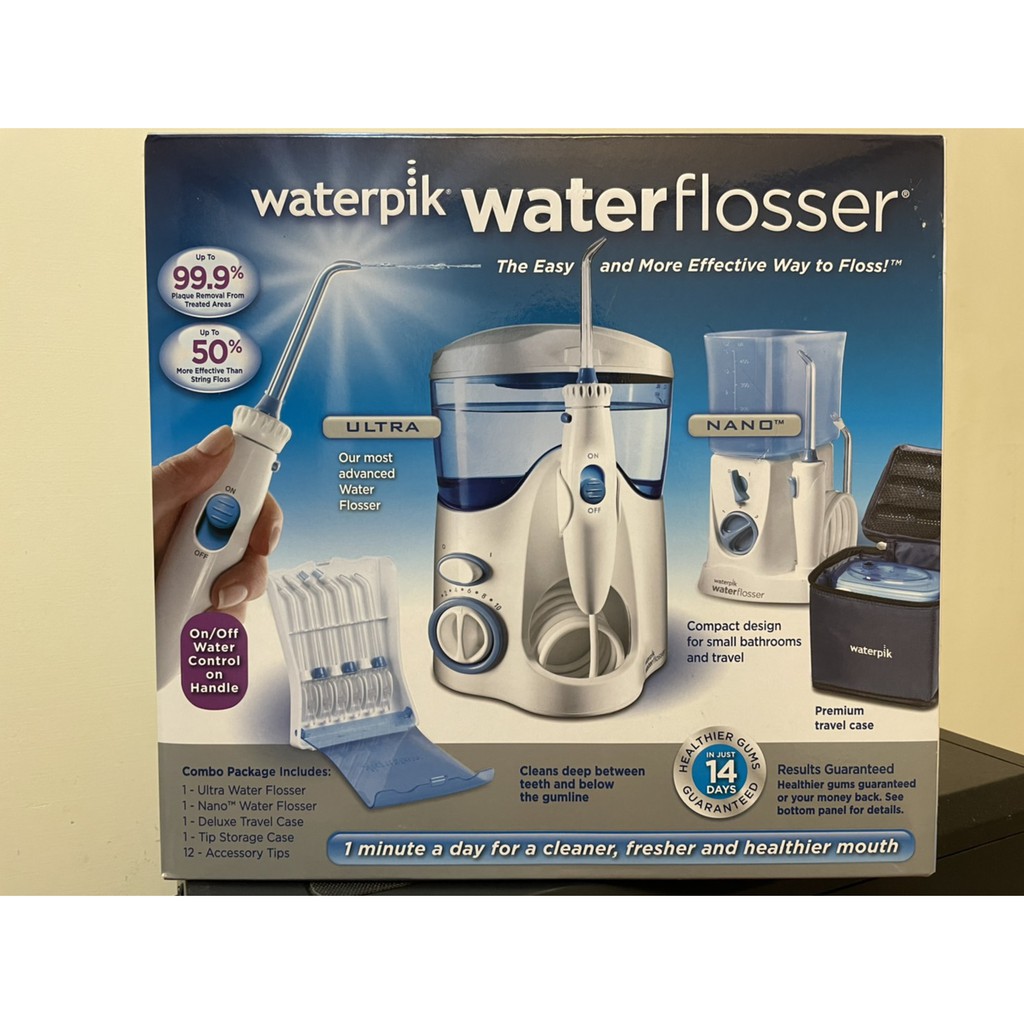 全新 好事多Waterpik 沖牙機雙機組 賣座式