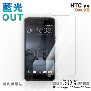 【膜力威】專利抗藍光保護貼｜HTC One X9 適用