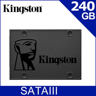 金士頓 SSD A400 240GB 2.5吋 SATA3 固態硬碟 (SA400S37/240G)
