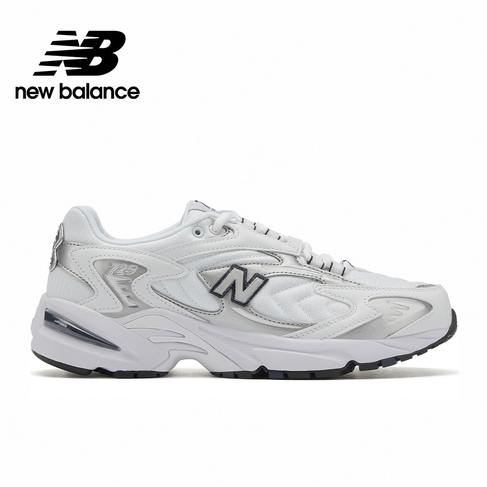 【New Balance】 NB 復古運動鞋_中性_白銀色_ML725B-D楦 (IU著用款) 725