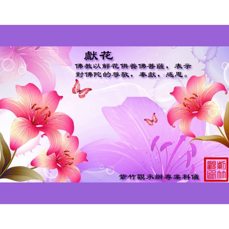 獻花一對 以鮮花供養佛菩薩 表示對佛菩薩的尊敬 奉獻和感恩 每日供養 功德殊勝 蝦皮購物