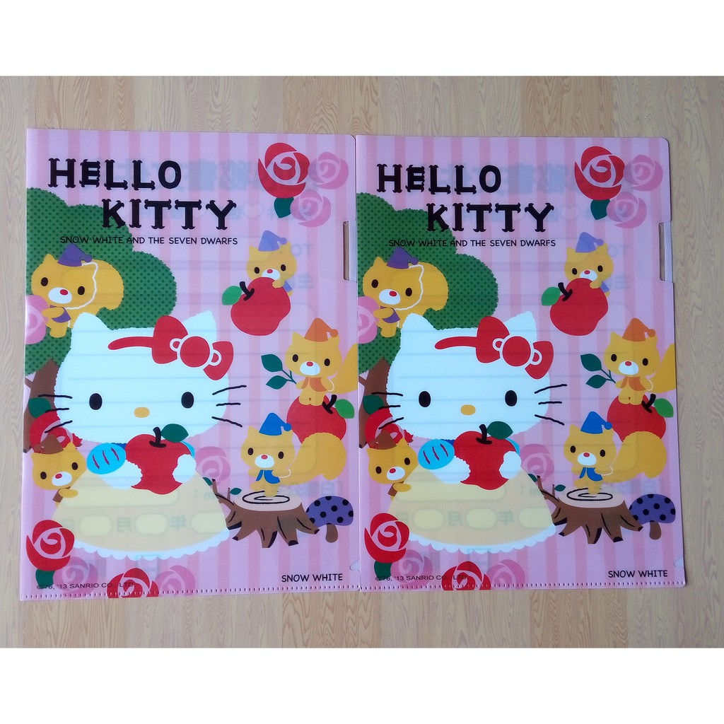 7-11 Hello kitty甜心秘書文件夾(白雪公主)