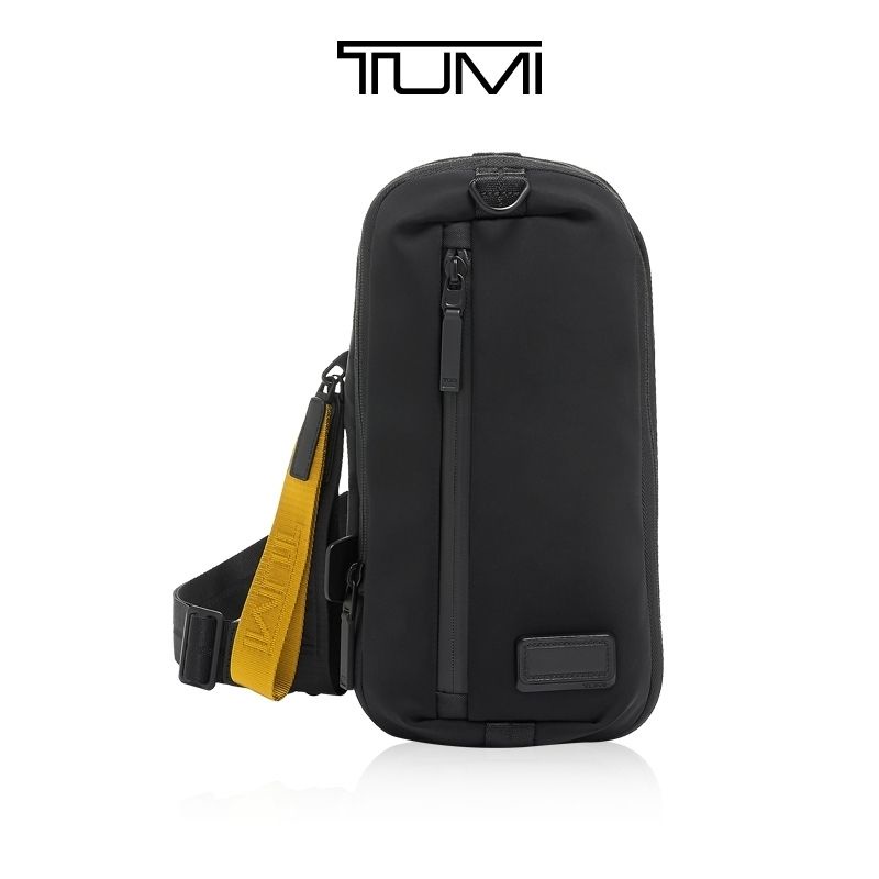 TUMI/途明798685D Tahoe系列簡約素色可擴展男士單肩胸包斜背包