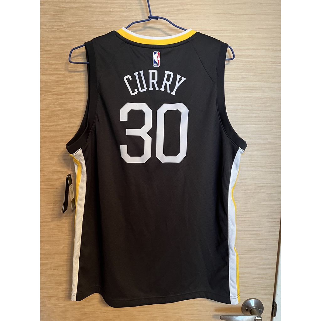 絕版 Stephen Curry 勇士隊主場黑色球衣全新正品 XL