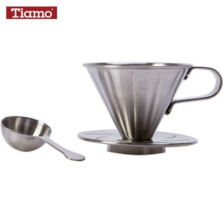 Tiamo 不鏽鋼濾杯 V01-消光