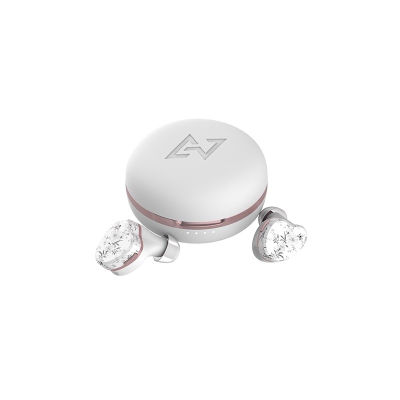 日本AVIOT真無線藍牙耳機TE-D01 插畫家聯名設計限定款白色