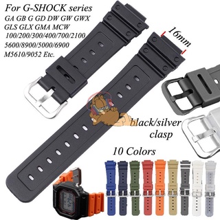 Tpu 錶帶適用於卡西歐 G-Shock DW-6900 5600E GW-M5610 GA-110 手錶矽膠樹脂腕帶大