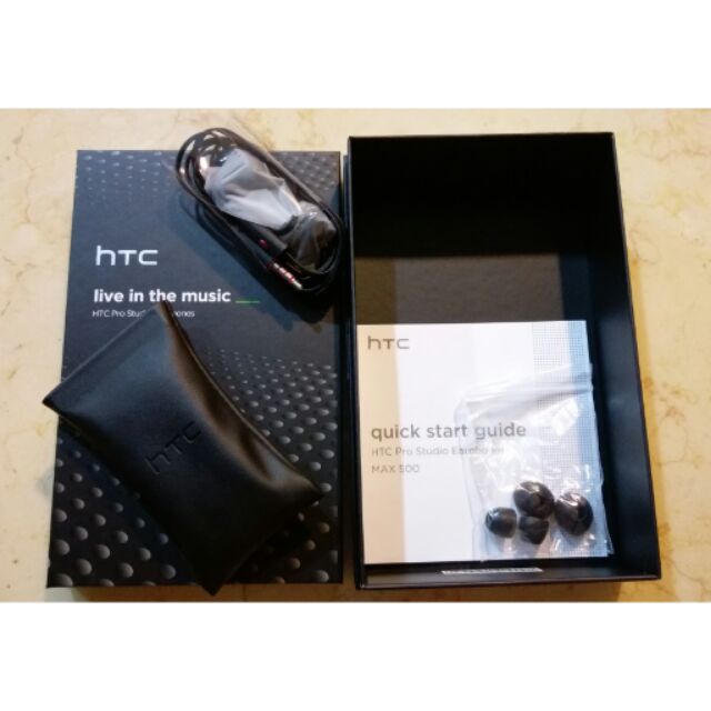 (全新)HTC 高傳真雙驅動環繞音效耳機 Max500